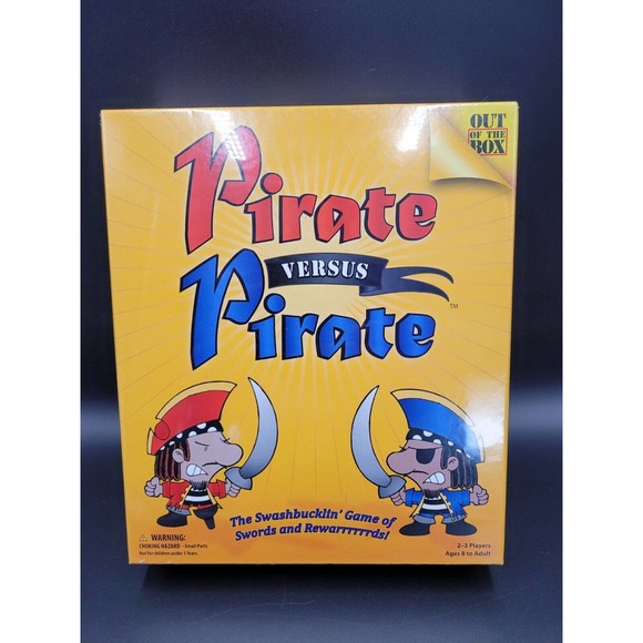 Pirate Versus Pirate Board Game 2 Players SEALED Out Of The Box - Picture 1 of 10